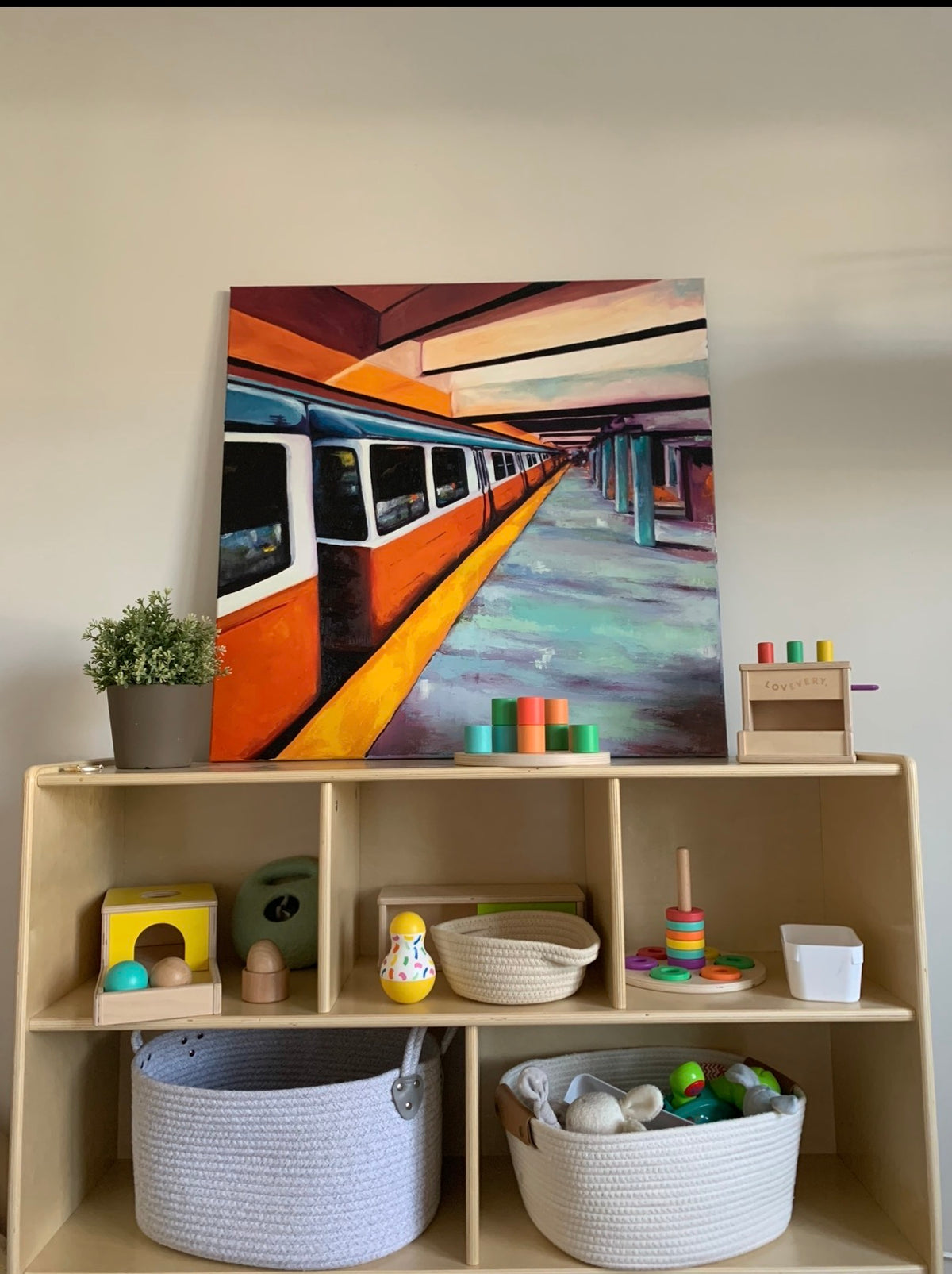 Orange Line - Original Painting