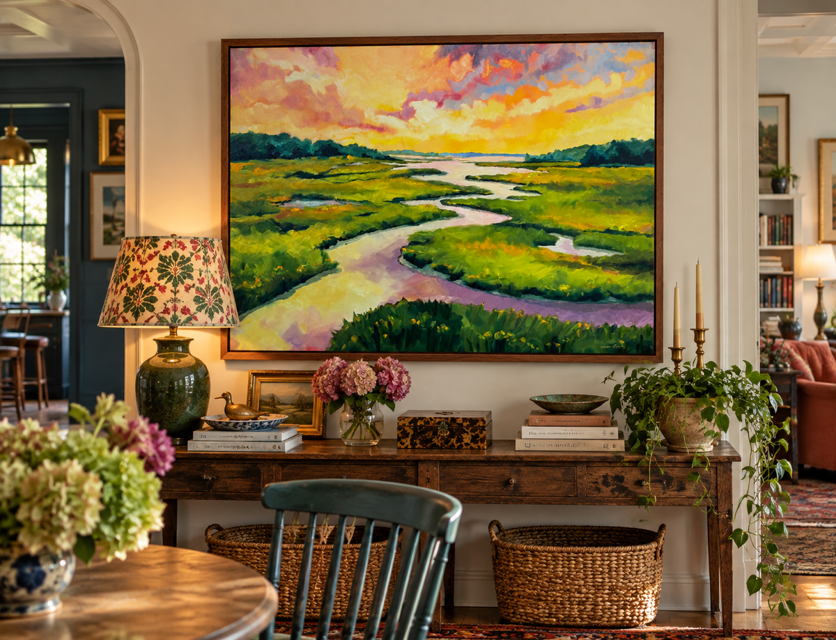 Sunset Marsh - Original Painting