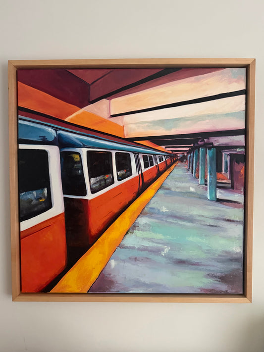 Orange Line - Original Painting